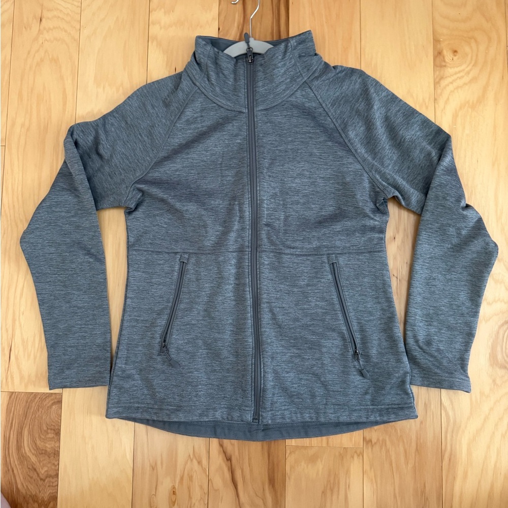 Worn Once Kirkland Signature Heather Gray Full-Zip Utility Jacket